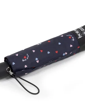 Parapluie ombrelle Cœurs Rouges UPF50+ coeurs amoureux rouge ST - Isotoner - FashionsVida