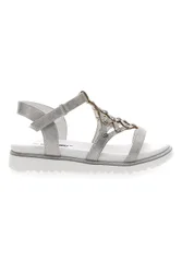 Sandali Argento Con Strass 535 32