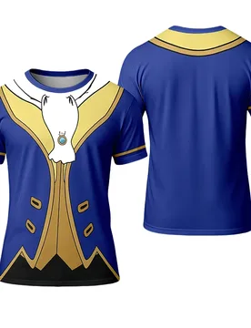 The Beast Prince Costume Cosplay 3D Shirt Halloween Costume For Family Group T Shirt Princess And Monster Couple Shirt - Aliexpress - FashionsVida
