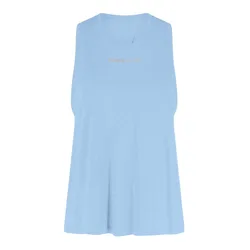 Luna Cross Sleeveless T-shirt Silver Lake Blue XS