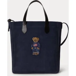 Bolso tote de hombre de loneta con Polo Bear