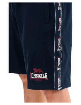 Short De Sport Satley Dark Navy / Oxblood / Ecru S - Lonsdale - FashionsVida