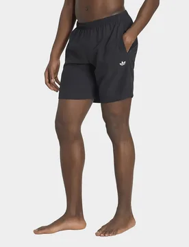 Mens SHORT DA NUOTO TREFOIL ESSENTIALS - Nero, nero nero Uomo taglia S 8" - Adidas - FashionsVida