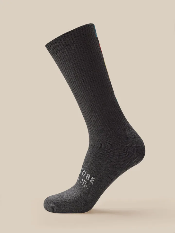 Unisex x Paul Smith 2 Pack Technical Socks - Charcoal CHARCOAL 12-14 unisex - Castore - FashionsVida