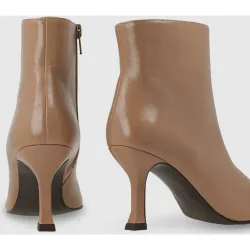 Botines de mujer en piel con tacón