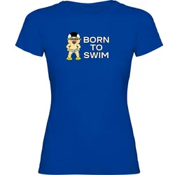 T-shirt à Manches Courtes Born To Swim