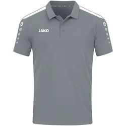 Polo-Shirt Power - Gris - unisex - Size: 4XL