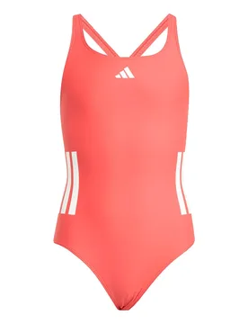 Stripes C-back Swimsuit Semi Lucid Red / White 14-15 Years Girls - Adidas - FashionsVida