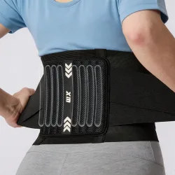 Cinturón deportivo para la cintura, soporte ajustable para la cintura, entrenamiento de fitness, correr al aire libre, soporte lumbar para uso diario