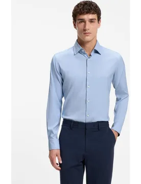 Camisa manga larga de hombre tallas grandes - Boss - FashionsVida