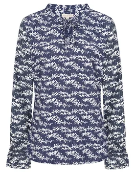 Daisy Blouse - Navy Dot - Mudd & water - FashionsVida