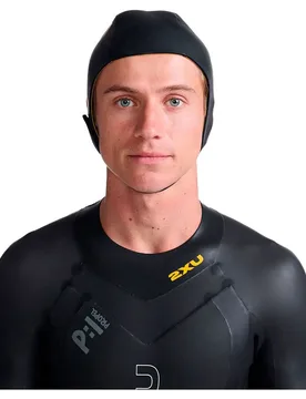 Propel Swimming Cap Black / Ambition S-M unisex - 2XU - FashionsVida