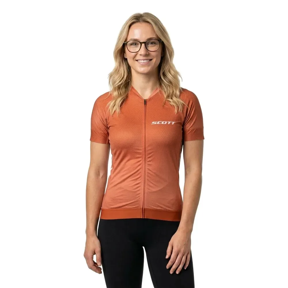 Maglia A Maniche Corte Rc Pro Rose Beige / Braze Orange - Scott - FashionsVida