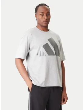 T-Shirt JM1707 Grau Loose Fit M male - Adidas - FashionsVida