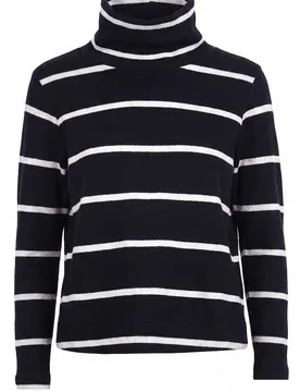 Maglia - 480043 - Nero/Panna - MAMA B - FashionsVida