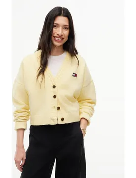 Cárdigan "Badge" corta de - Tommy Jeans - FashionsVida