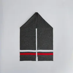 Manchester United Knitted Scarf Grey