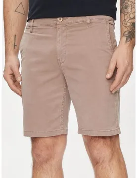 Mens Slate Taupe Angels Chino Short - Male - Brown - W29 - Guess - FashionsVida