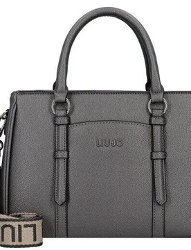 Borsa a mano e tracolla AF4154 E0087 ANTRACITE MET - Liujo - FashionsVida