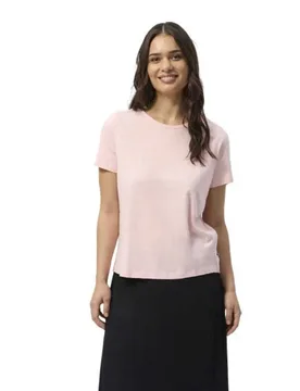 Celina Short Sleeve T-shirt Rose Pastel S Women - Redgreen - FashionsVida