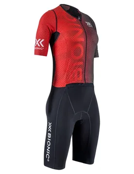 Dragonfly Short Sleeve Trisuit Red / Black XS Women - X-BIONIC - FashionsVida