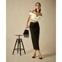Top de escote bardot