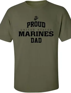 Proud Marines DAD T-Shirt 100% Cotton O-Neck Short Sleeve Summer Casual Mens T-shirt Streetwear - Aliexpress - FashionsVida