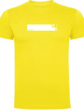 T-shirt à Manches Courtes Football Frame Yellow S - Kruskis - FashionsVida