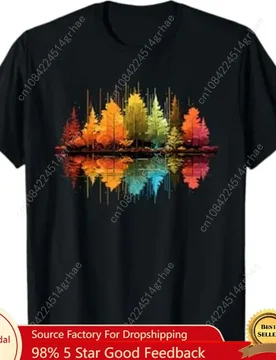 Nature Reflection Forest Trees Outdoor Wildlife Short Sleeved Round Neck Y2k Tshirt Men New in Top & Tees Mens T-Shirt 35857 - Aliexpress - FashionsVida