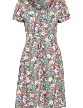 Orchid Patterned Womens UV Dress - Teal - Teal - Size: 10 - Mountain Warehouse - FashionsVida