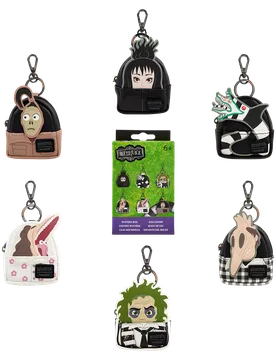 Beetlejuice: Cosplay Mystery Box Mini Backpack Keychain Charm - Loungefly - FashionsVida