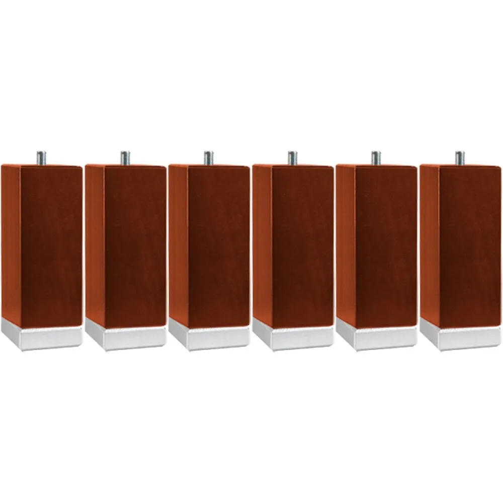 Juego de 6 patas de madera para base tapizada - Lattoflex - FashionsVida