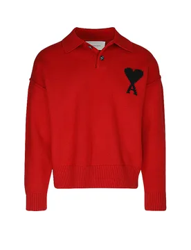 Polo-Pullover ADC rojo XL - AMI PARIS - FashionsVida