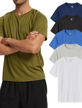 Pieces in 1 Set Summer UPF 50+ Short Sleeve T-Shirts, Quick-drying Running T-Shirt Men's Breathable Sportswear - Aliexpress - FashionsVida