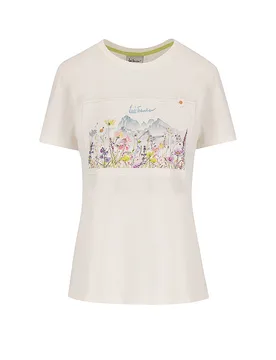 T-Shirt LUALPE bianco S - LUIS TRENKER - FashionsVida