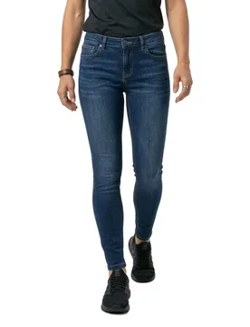 Jeans Tanya Piping Vi369 Tall Dark Blue Denim XS - Vero moda - FashionsVida