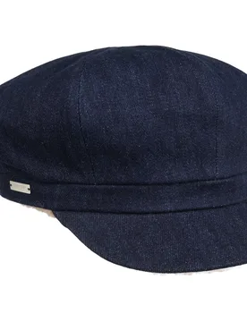 Stiva Denim Newsboy Cap by - denim - Damen - Size: L (58-59 cm) - Seeberger - FashionsVida