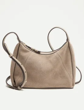 Bandolera piel y serraje - Latouche - FashionsVida