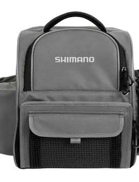 Logo 14 Backpack Grey One Size unisex - Shimano Fishing - FashionsVida