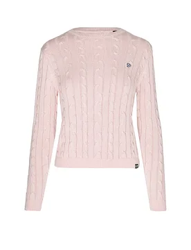 Maglione da donna Essential SD&Co Cable rosa L - Superdry - FashionsVida