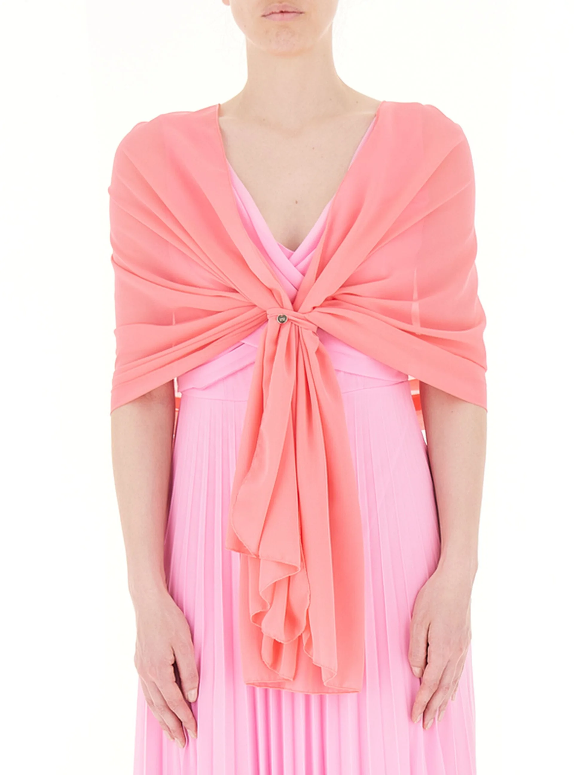 Coprispalle velato ROSA TU - Rinascimento - FashionsVida