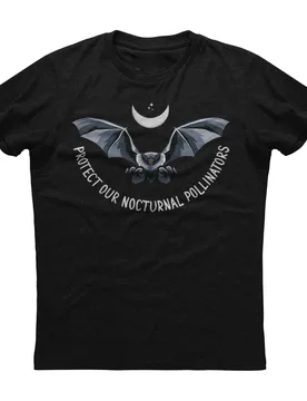 Protect Our Nocturnal Pollinators Bat T-Shirt 100% Cotton O-Neck Summer Short Sleeve Casual Mens T-shirt Size S-3XL - Aliexpress - FashionsVida