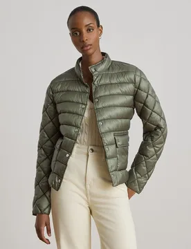 Plumífero de mujer corto metalizado - Lauren Ralph Lauren - FashionsVida