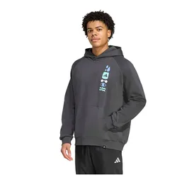 Sweat à Capuche Power Graphic Carbon / Multicolor M