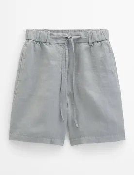 Pantalones cortos relajados de lino con cintura elástica - MARC O'POLO - FashionsVida