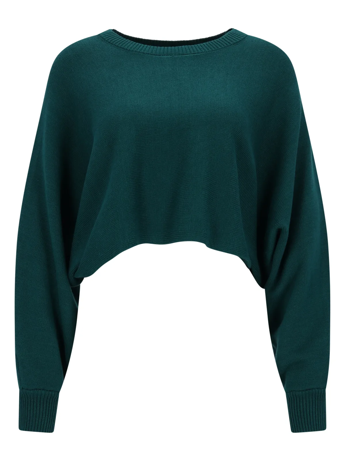 Apricot Cropped Batwing Jumper femae - L - FashionsVida