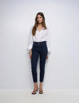 Vaqueros secret push in cropped skinny de mujer - Salsa Jeans - FashionsVida