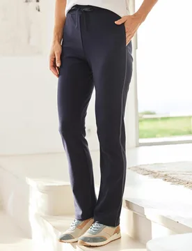 Baumwoll-Hose Extraweich - Marine - female - Size: 38 - Avena - FashionsVida