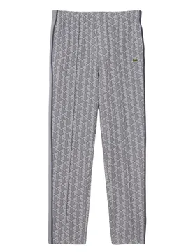 Jaquard Monogram Trackpants Gris Clair / Gris Fonce XL Herren - Lacoste - FashionsVida