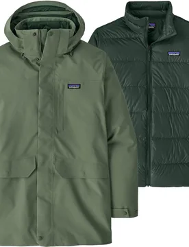 Parka chaude et imperméable M's Tres 3-in-1 Parka Old Growth Green für Herren Größe S Khaki - Patagonia - FashionsVida